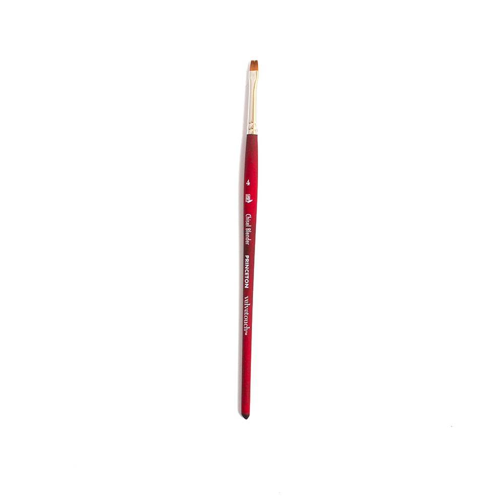 Princeton, Brush, Art & School, Velvetouch, Multimedia, Chisel Blender, 4, 401600